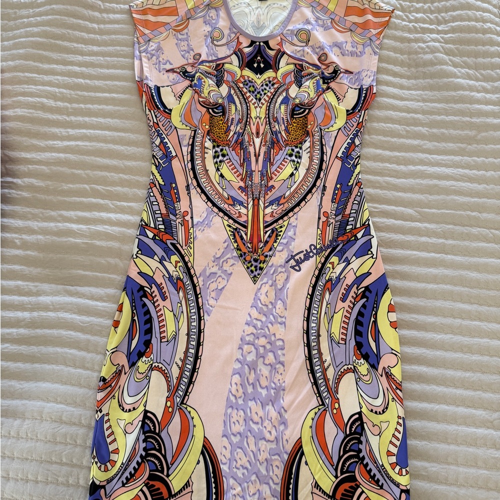 Colorful Patterned Women's Dress